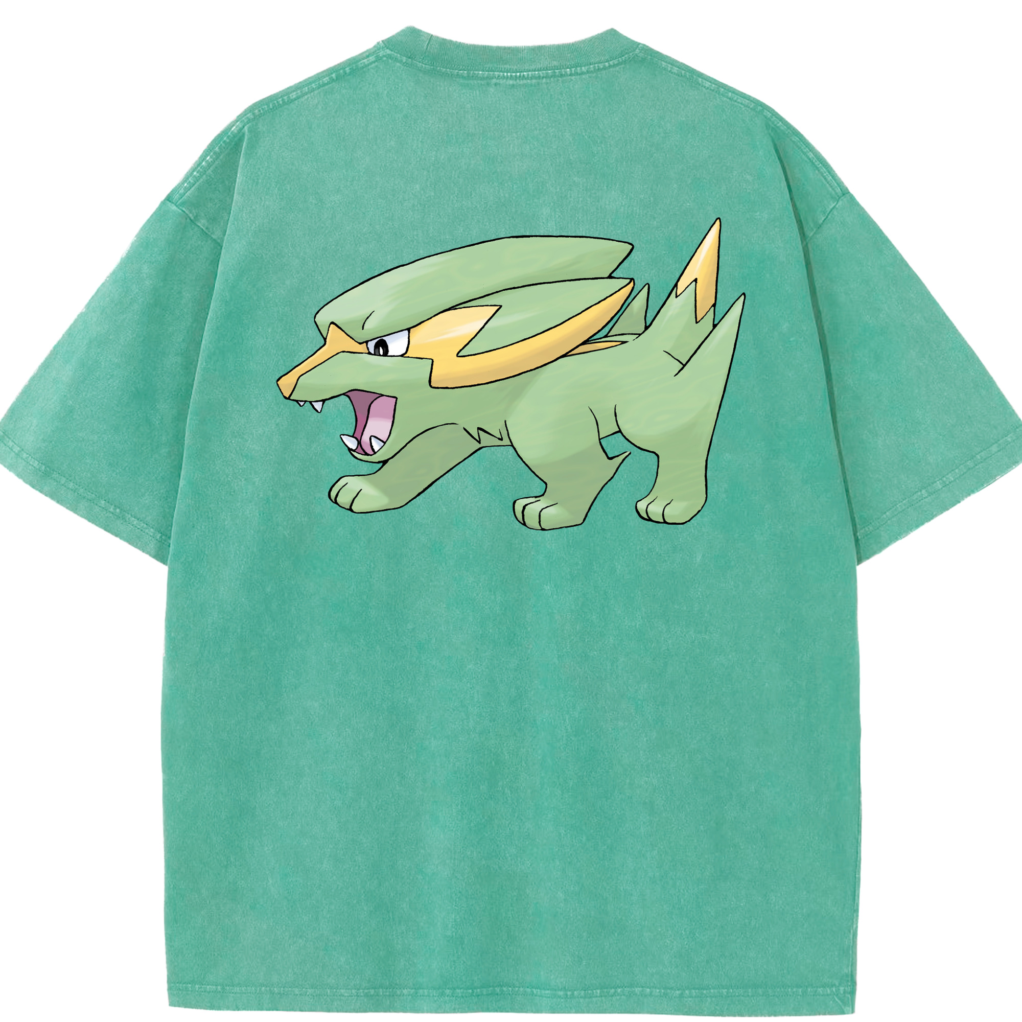 （画像用） ポケットモンスター Pokémon 綿100% ヴィンテージ風 半袖Tシャツ（背面プリント）